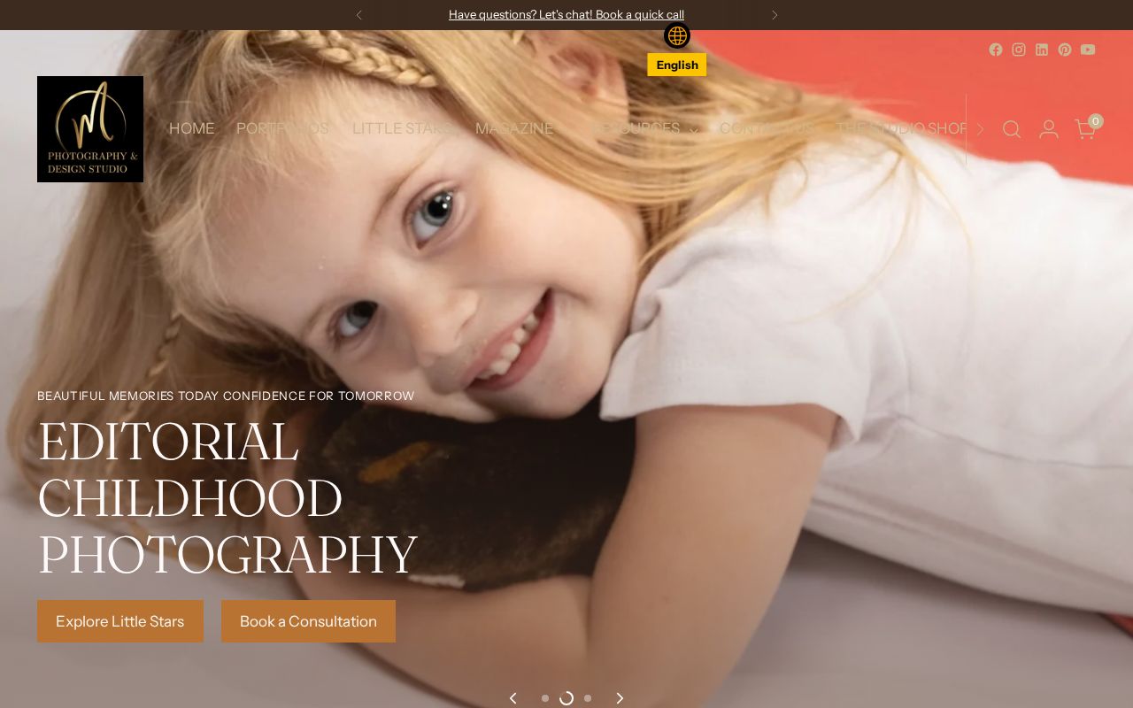 MORO DESIGN STUDIO website preview